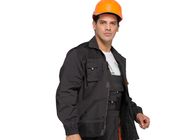 Segeltuch-klassische industrielle Arbeits-Jacken-dauerhafter Antiriß mit dem doppelten Nähen