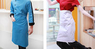 Dauerhafte Komfort-Restaurant-Arbeits-Abnutzungs-Küchen-halbes Taillen-Schutzblech mit Taschen 
