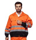 Twill-Gewebe-im Freien hohe Sicht-Arbeits-Uniformen mit multi Taschen en-ISO 20471