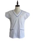Weiße einfache Wäsche-scheuert die Krankenpflege der medizinischen Arbeits-Uniform-Frauen Klage einheitlich 