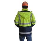 Sicherheits-Windjacke-Jacke der Breathable hohe Sicht-wasserdichte Jacken-300D Oxford