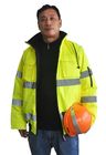Sicherheits-Kurzschluss-hallo Kraft-Winter-Arbeitskleidungs-Jacken 300D Oxford mit abnehmbaren Ärmeln