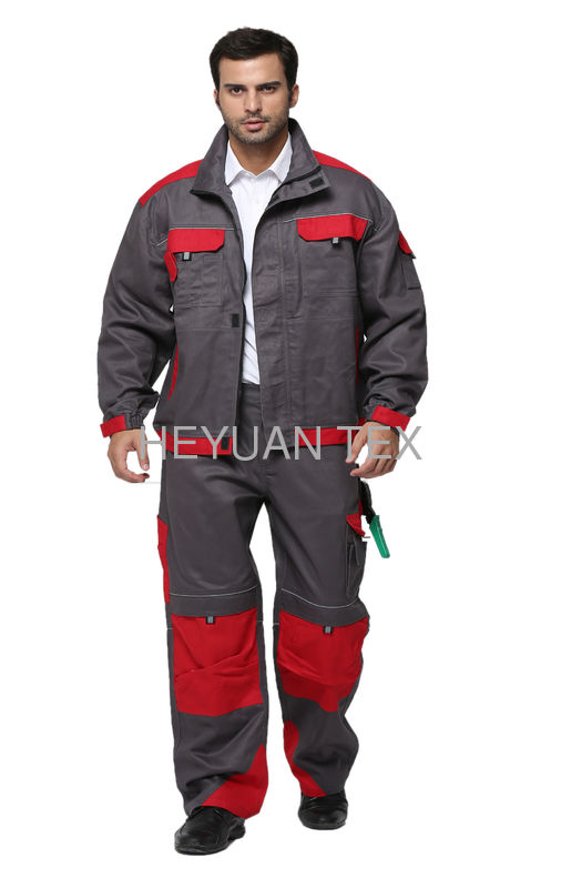 Arbeiten Sie industrielle Arbeits-Uniformen/Sicherungsarbeiten-Kleidung mit multi Speichertaschen um
