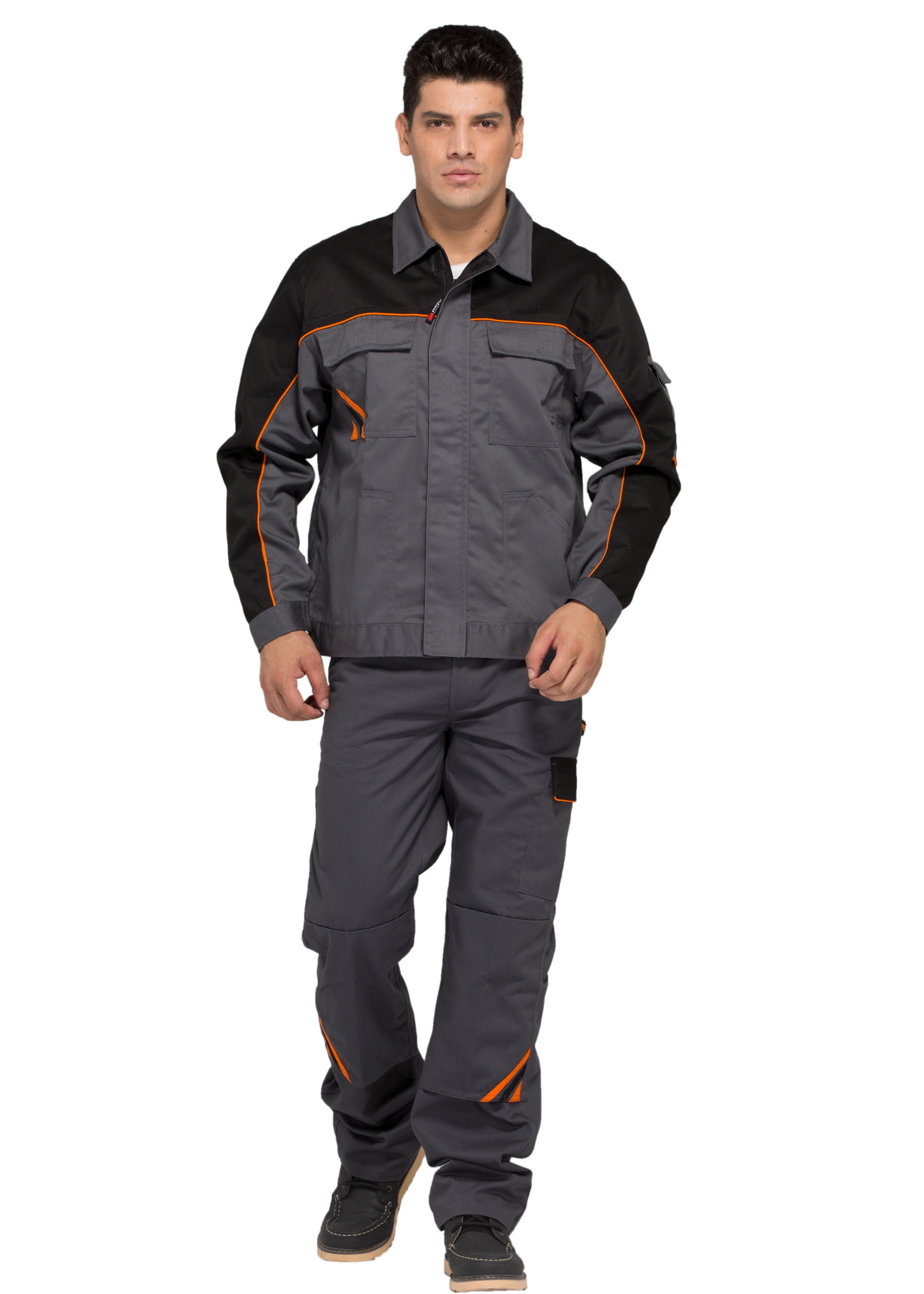 Praktische industrielle Arbeits-Uniform-PROjacke/Bibpants/Hose mit befestigten Klappen