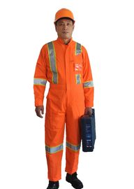 Reflektierender hoher Sicht-Overall/hallo Kraft-Arbeitskleidung mit klarer Identifikations-Tasche